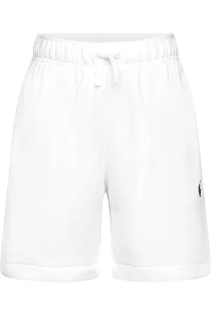 Ralph Lauren French Terry Drawstring Short Bottoms Shorts Sweat Shorts White