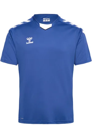 Hummel Hmlcore Xk Poly Jersey S/S Sport Men Men Sports Clothes Sport Tops Sport T-shirts Blue