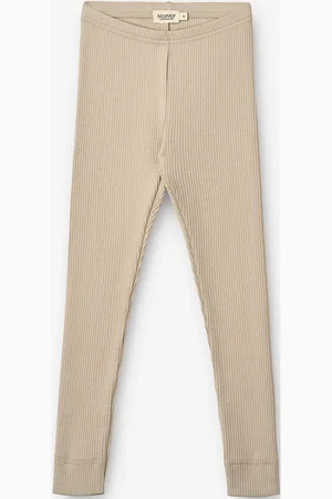 Marmar Copenhagen Leg Bottoms Leggings Beige