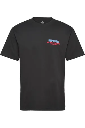 Rip Curl Surf Revival Ding Repair Tee Sport Men Men Sports Clothes Sport Tops Sport T-shirts Black