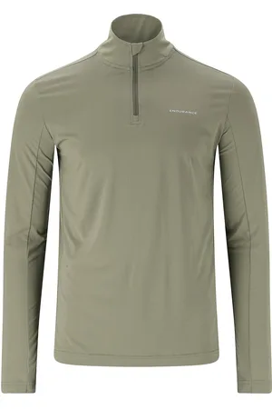 Endurance Omais M Midlayer Sport Men Sport Clothing Sport Fleeces & Midlayers Sport Midlayers Green