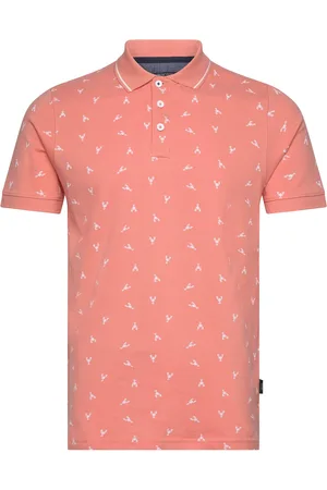 INDICODE Inlobster Tops Polos Short-sleeved Pink
