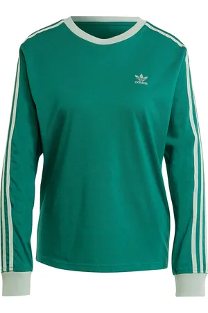 adidas 3S Regular Ls Sport Sport Clothing Sports Tops & T-shirts Sport Long Sleeve Tops Green
