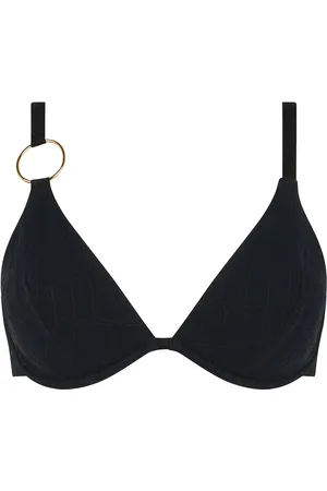 Chantelle Eclipse Swimwear Plunge Bra Swimwear Bikinis Bikini Tops Wired Bikinitops Black