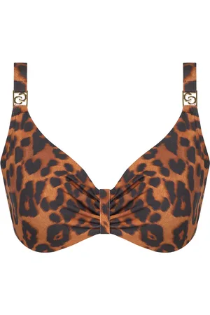 Chantelle Sauvage Swimwear Covering Bra Swimwear Bikinis Bikini Tops Wired Bikinitops Beige