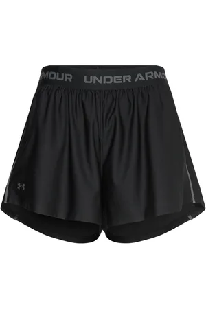 Under Armour Tech Play Up Shorts& Sport Women Sport Clothing Sport Shorts Sport Training Shorts Black