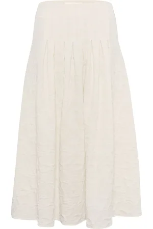 INWEAR Cennoxiw Skirt Skirts Knee-length & Midi Skirts White