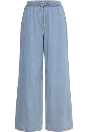 Coster Copenhagen Cc Heart Ellis Denim Pants Bottoms Trousers Wide Leg Blue