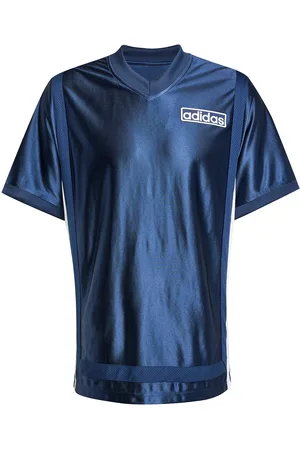 adidas Adibreak Jersey Sport Men Sports Clothes Sport Tops Sport T-shirts Navy