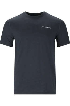 Endurance Abdon M Melange S/S Tee Sport Men Men Sports Clothes Sport Tops Sport T-shirts Navy