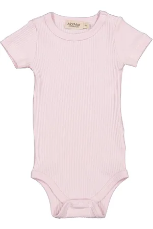 Marmar Copenhagen Plain Body Ss Bodies Short-sleeved Pink