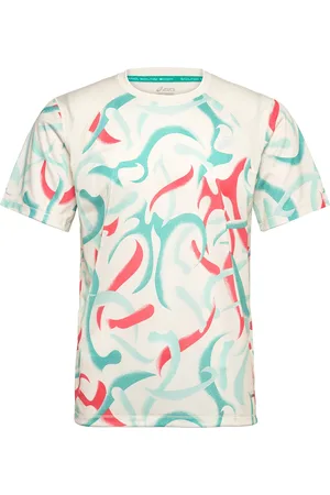 Asics Road All Over Print Ss Top Sport Men Sports Clothes Sport Tops Sport T-shirts Multi/patterned