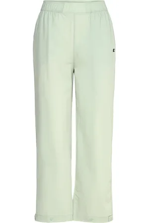 Champion Woven Straight Hem Pants Sport Women Sport Clothing Sport Pants Sport Casual Trousers Green