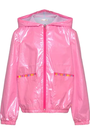 Billieblush Hooded Windbreaker Outerwear Jackets & Coats Windbreaker Pink