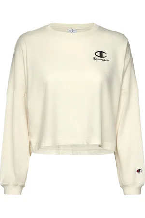 Champion Long Sleeve T-Shirt Sport Women Sport Clothing Sports Tops & T-shirts Sport Long Sleeve Tops Beige