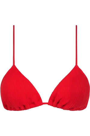 Chantelle Swim Wirefree Triangle T-Shirt Bra Swimwear Bikinis Bikini Tops Triangle Bikinitops Red