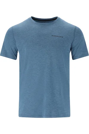 Endurance Abdon M Melange S/S Tee Sport Men Men Sports Clothes Sport Tops Sport T-shirts Blue