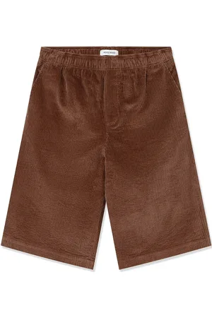 WoodWood Wwbrett Corduroy Shorts Designers Shorts Casual Brown