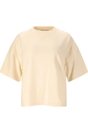 Athlecia Crecy W S/S Tee Sport Women Sport Clothing Sports Tops & T-shirts Sport T-shirts Cream