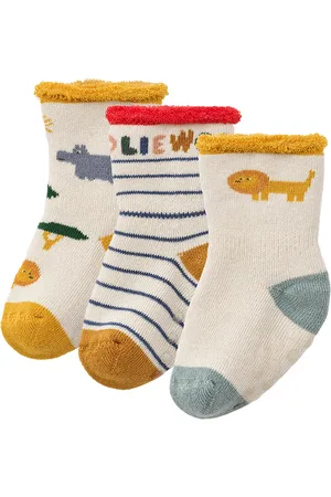 Liewood Eloy Baby Socks 3-Pack Socks & Tights Socks Cream