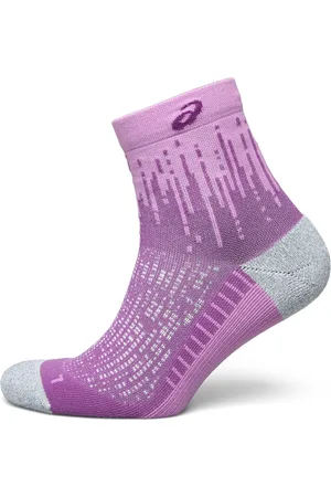 Asics Performance Run Sock Quarter Sport Socks Regular Socks Purple