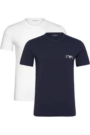 Emporio Armani 2 Pack Top Tops T-shirts Short-sleeved White
