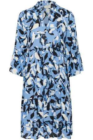 Kaffe Kaedita Amber Dress Lyhyt Mekko Blue