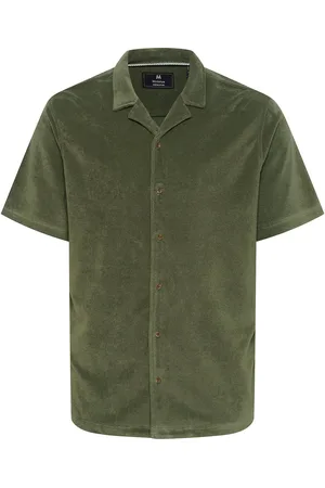 Matinique Mabrayden Heritage Tops Shirts Short-sleeved Shirts Green