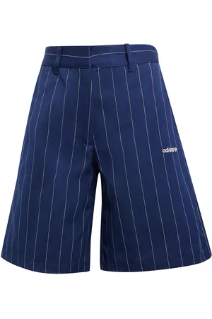 adidas Pinstripe Short Sport Sport Clothing Sport Shorts Sport Casual Shorts Navy
