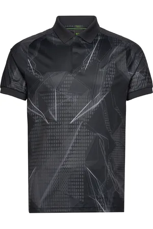 HUGO BOSS Paddy Desert Active Sport Men Men Sports Clothes Sport Tops Sport T-shirts Black