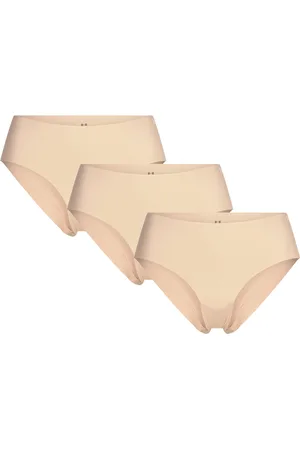 Under Armour Ua Pure Stretch No Show Hipster-Solid3Pk Sport Panties Briefs Beige