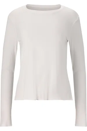 Athlecia Mandes W L/S Tee Sport Women Sport Clothing Sports Tops & T-shirts Sport Long Sleeve Tops White