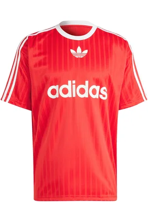 adidas Adicolor Poly T Sport T-shirts Short-sleeved Red