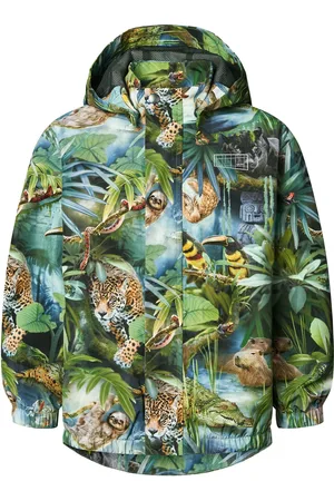 Molo Waiton Outerwear Rainwear Jackets Green