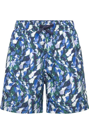 Björn Borg Borg Print Swim Shorts Sport Swimshorts Blue