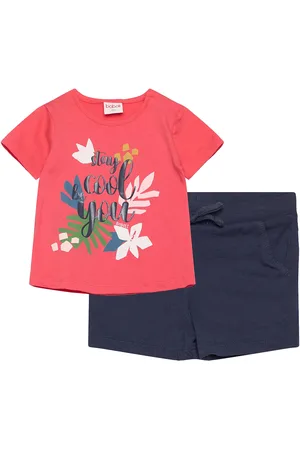 Boboli Set Knit Sets Sets With Short-sleeved T-shirt Red