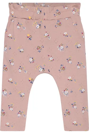 The New Tnsbnicole Pointelle Pants Bottoms Leggings Pink