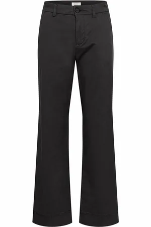 Part Two Belmepw Pa Bottoms Trousers Wide Leg Black