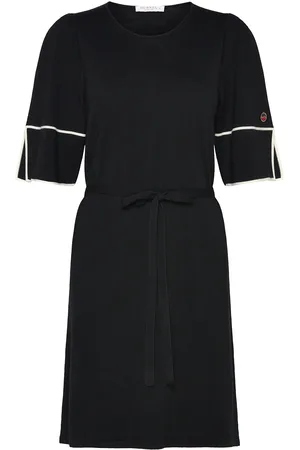 BUSNEL Mathea Contrast Dress Lyhyt Mekko Black