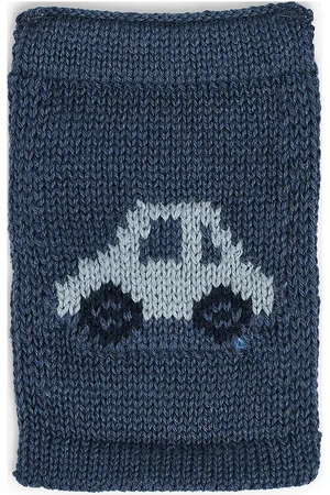 Smallstuff Knitted Flag, Car, Blue Home Kids Decor Decoration Accessories-details Blue