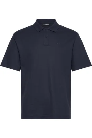 J Lindeberg Trond Polo Pique Tops Polos Short-sleeved Navy