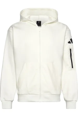 adidas M Ce Fz Hd Gd Sport Sport Clothing Sport Sweat-shirts & Hoodies White