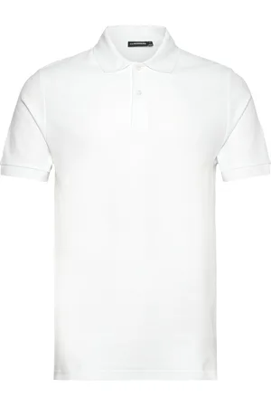 J Lindeberg Rudy Slim Polo Pique Tops Polos Short-sleeved White
