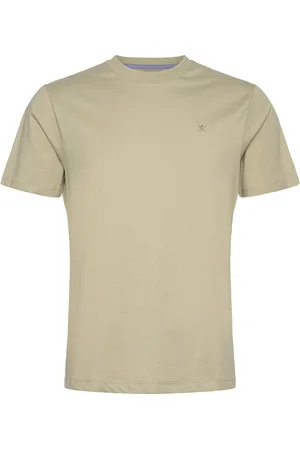 Hackett Pima Cotton Tee Tops T-shirts Short-sleeved Green