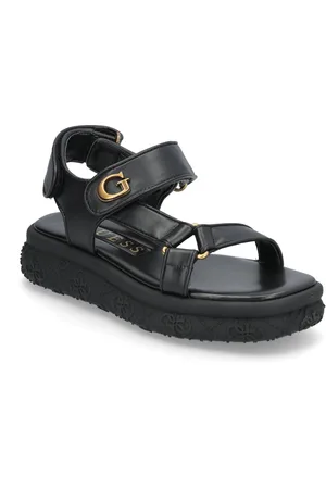 Guess Lanara Matalapohjaiset Sandaalit Black