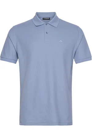J Lindeberg Rudy Slim Polo Pique Tops Polos Short-sleeved Blue
