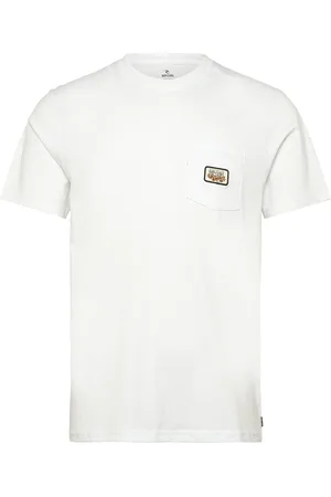 Rip Curl Surf Paradise Badge Tee Update Sport Men Men Sports Clothes Sport Tops Sport T-shirts White