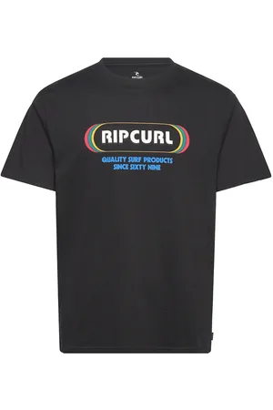 Rip Curl Surf Revival Yo Mumma Tee Sport Men Men Sports Clothes Sport Tops Sport T-shirts Black