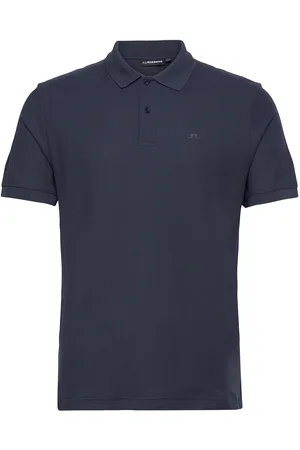 J Lindeberg Rudy Slim Polo Pique Tops Polos Short-sleeved Navy