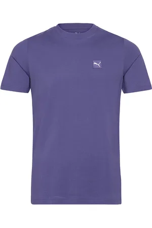 PUMA Ess Elevated Tee Sport Men Sports Clothes Sport Tops Sport T-shirts Purple